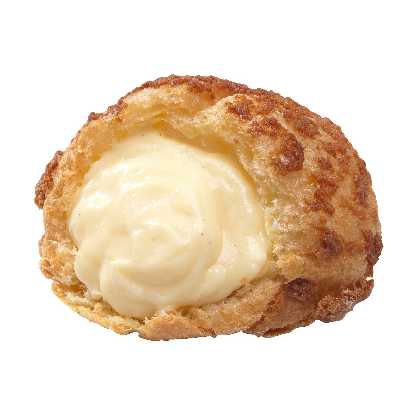 Cookie Cream Puff — Vanilla Custard